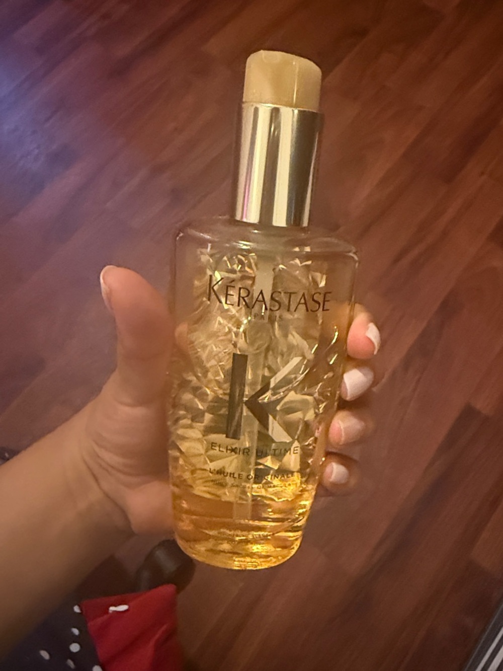 Kerastase Golden Elixir Hair Serum - Glass Bottle ** Used**